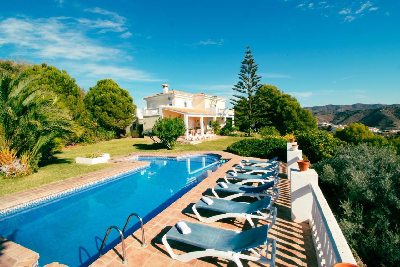 Gran Villa Con Vistas Al Mar Y Piscina Privada Málaga Dış mekan fotoğraf