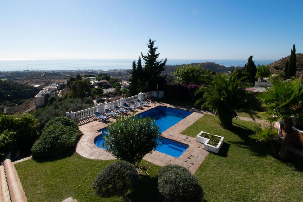 Gran Villa Con Vistas Al Mar Y Piscina Privada Málaga Dış mekan fotoğraf