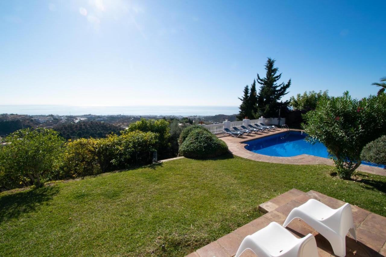 Gran Villa Con Vistas Al Mar Y Piscina Privada Málaga Dış mekan fotoğraf