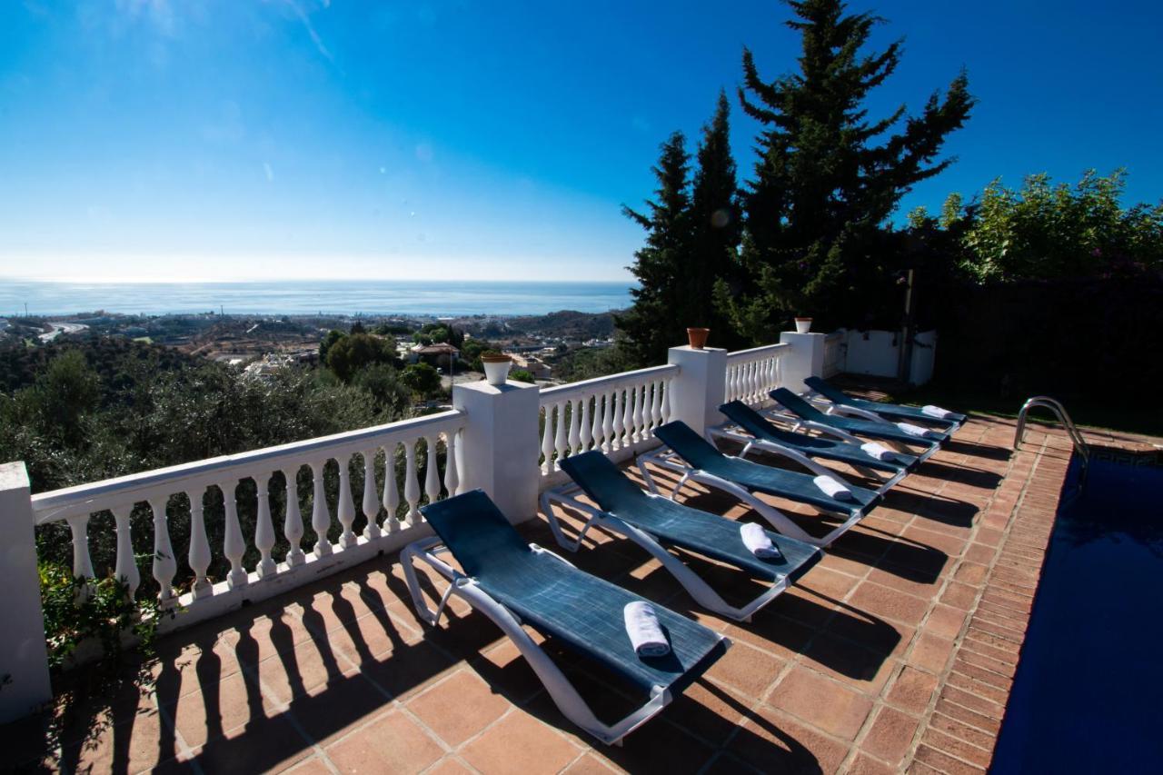 Gran Villa Con Vistas Al Mar Y Piscina Privada Málaga Dış mekan fotoğraf