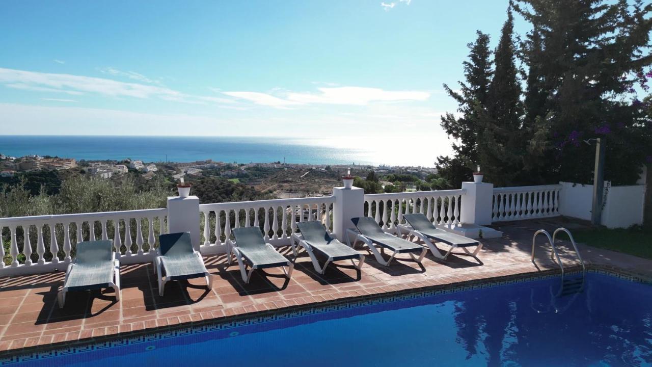 Gran Villa Con Vistas Al Mar Y Piscina Privada Málaga Dış mekan fotoğraf