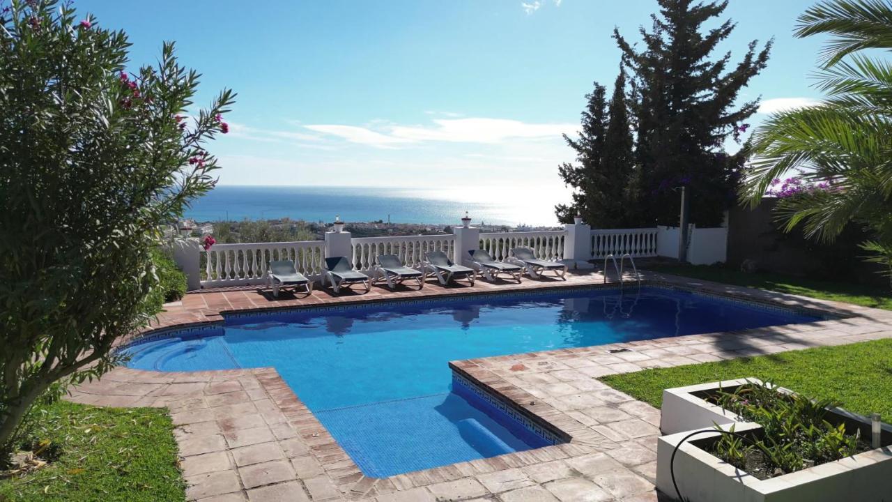 Gran Villa Con Vistas Al Mar Y Piscina Privada Málaga Dış mekan fotoğraf