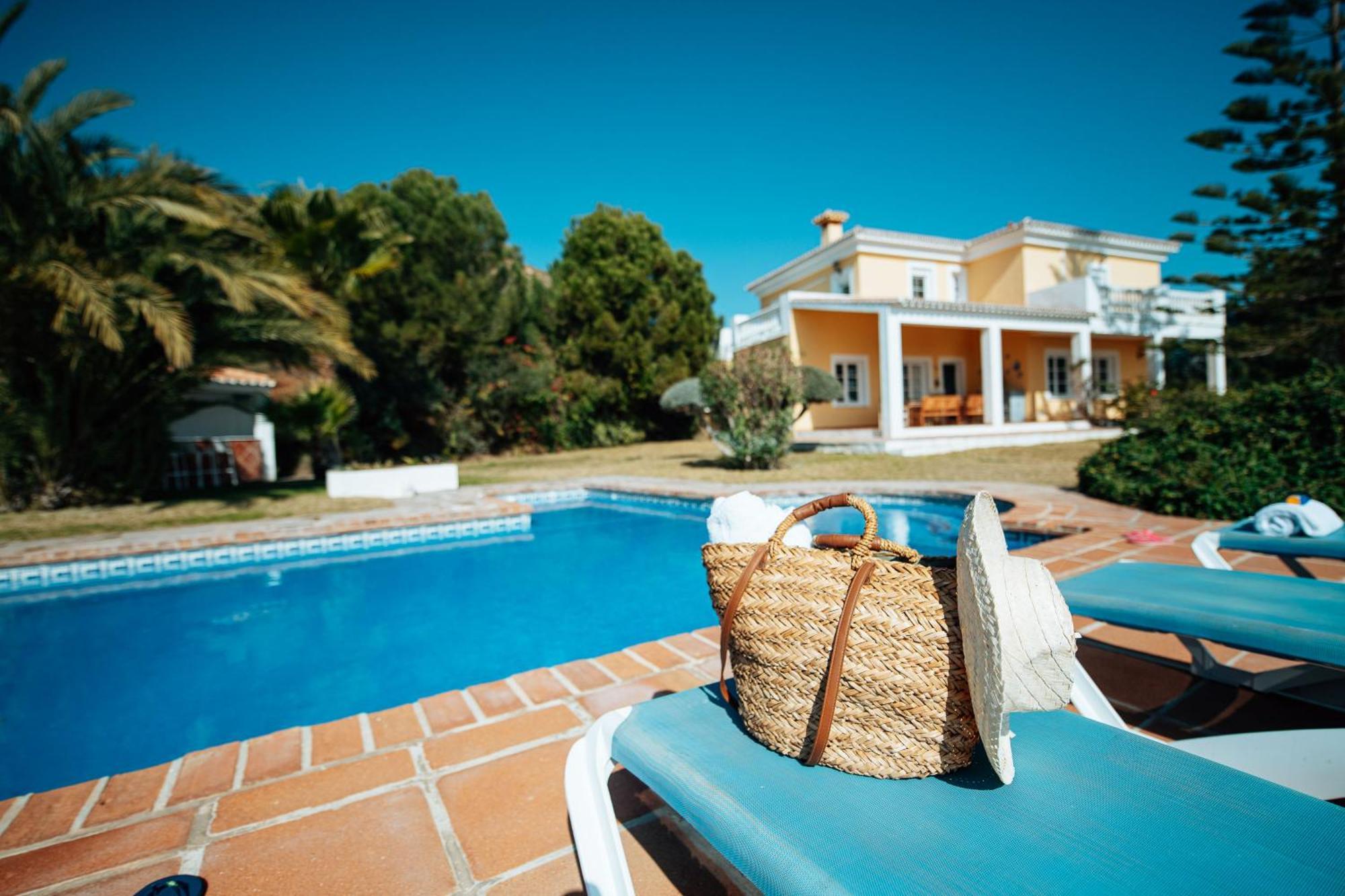 Gran Villa Con Vistas Al Mar Y Piscina Privada Málaga Dış mekan fotoğraf